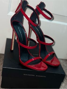 Giuseppe Zanotti Harmony Red Patent Sandals
